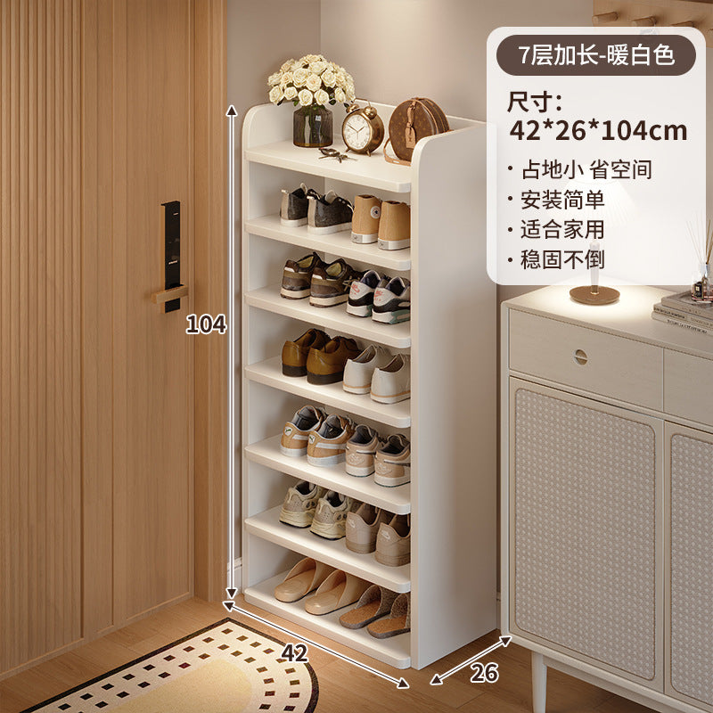 Shoe rack, multi-layer simple small and narrow rental house at the entrance of the home, rental good things 2025 new indoor shoe cabinet