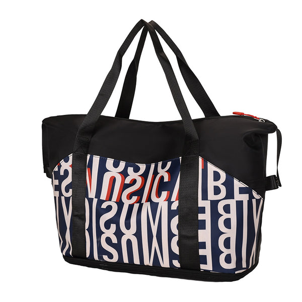 Handbag expandable dry and wet separation yoga bag sports fitness bag travel bag maternity bag can be printed with logo