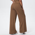 New arrival cross-border brushed pants drape drawstring pants loosecasual pants women's sports fitness elastic loose pants women