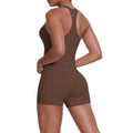 New arrival cross-border double-sided brushed pure color tight i-shaped back sports intimates running fitness yoga suit for women