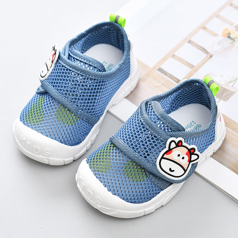Yidian baby cloth sandals women's summer infant shoes new arrival toddler shoes one year old men's soft bottom