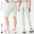 Naked slimming shaping with breast pad sports vest women's no embarrassment line high waist hip lifting fitness yoga pants suit