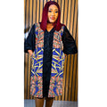 e-commerce   new zipper dress wax fabric with pockets african women's plus size skirt