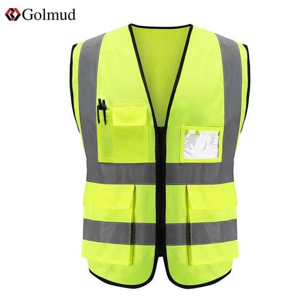 Golm, reflective clothing, nightwear, sanitation construction, reflective clothing, reflective vest, safety vest, traffic warning clothing