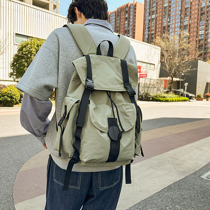 Outdoor sports mountaineering backpack large capacity travel backpack women's lightweight laptop backpack men's student schoolbag