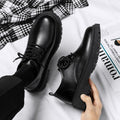 Men's business leather shoes - winter 2025 new collection: youthful british style, thick-soled, suit-ready, casual trendy shoes for students
