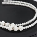 Pearl hair clip hairpin headwear white kids simple headband elegant pearl hair clip girls accessories beaded guangzhou