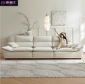 Sailboat sofa backrest adjustable sofa living room large sitting deep popular cat-proof cream style straight sailboat sofa
