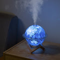 New astronaut humidifier - creative space capsule design with color-changing lights, high mist output, suitable for home, car, desktop, night light, and atomizer