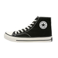 Dropshipping special: 1970s canvas high-top sneakers for men - glossy, retro korean style, versatile student shoes, trendy footwear for men