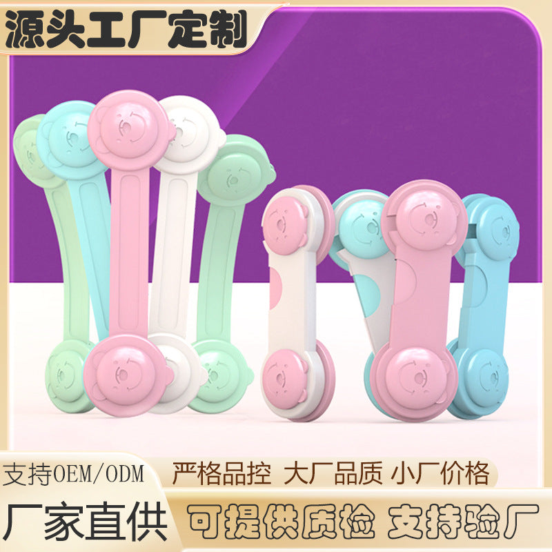 Source factory processing personalized drawer buckle anti-baby security lock infant and child protection drawer lock anti-opening child lock