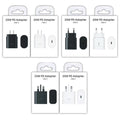 Suitable for samsung charger pd45w mobile phone fast charging head european standard american standard 25w samsung charging head set data cable