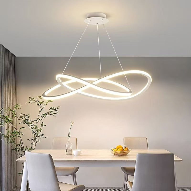 Zhongshan Lighting Modern Simple Chandelier Creative Restaurant Chandelier Children's Room Eye Protection Light Master Bedroom Chandelier Voice Light