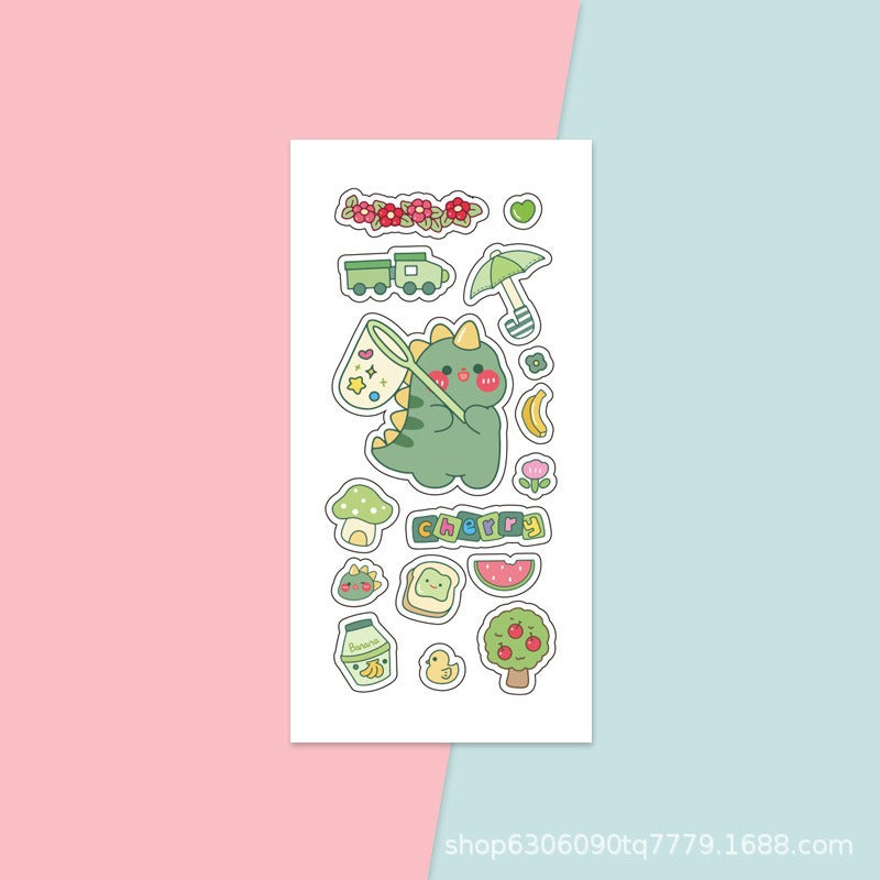 Cute stickers - korean style cartoon ins stickers for kids, journaling, book cover sealing, scrapbooking, and goo card decoration