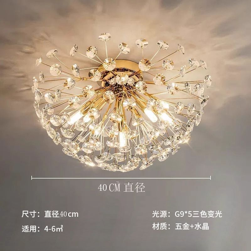 Dandelion crystal chandelier - luxury living room, bedroom, dining room lighting - high-end crystal chandelier - modern creative design for clothing stores