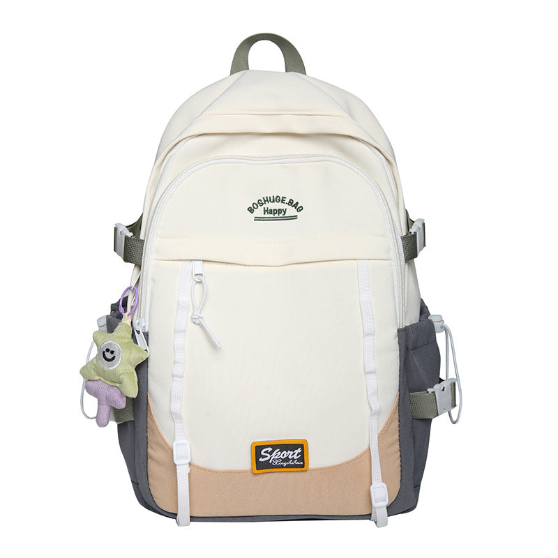 New large-capacity leisure backpack, universal and durable backpack for junior high school students and high school students