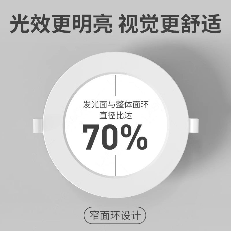 Led downlight opening 4 inches 5 inches 3 inches 6 inches 9w hole light 12w18w15 cm 8cm ceiling light engineering model