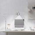 Retractable led desk lamp - dimmable, color temperature adjustable, usb powered, minimalist design for living room, bedroom, eye protection, study, and office