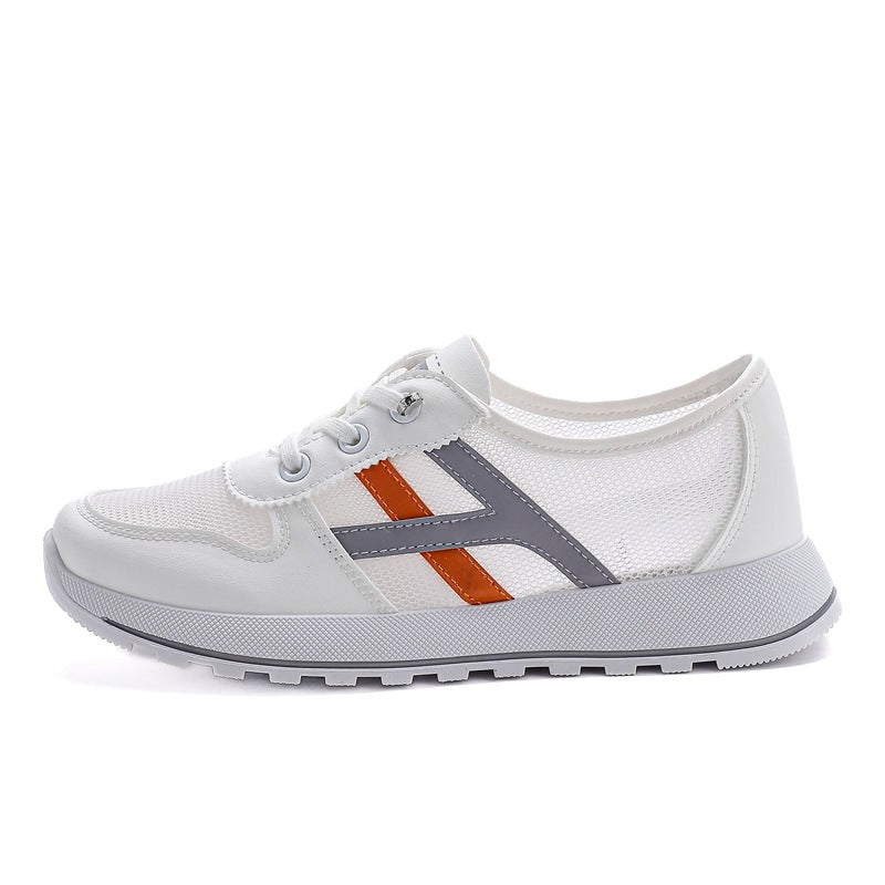 Argan sneakers for women 2025new arrivalpopularsummerplaid breathable white shoesins trendy easiest for match student sandals