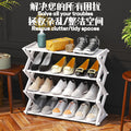 Shoe rack for home balcony storage rack dormitory x-shaped assembled shoe cabinet shoe rack multi-layer simple shoe rack