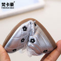 Vancahao kids flower white shoes soft bottom toddler shoes autumnew arrival german training sneakers women's sports shoes