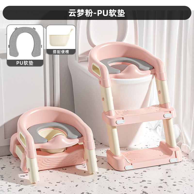 Kids toilet seat step ladder type male child female baby toilet auxiliary pad holder step stool squat toilet
