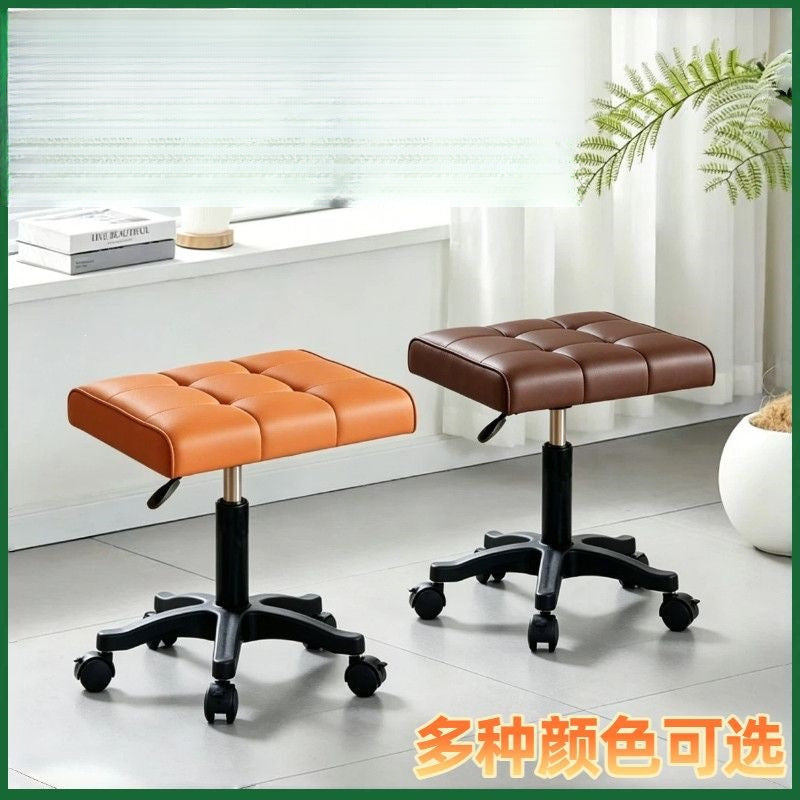 Pulley rotate adjustable beauty lunch break footrest adjustable manicure office footrest household tiptoe stool