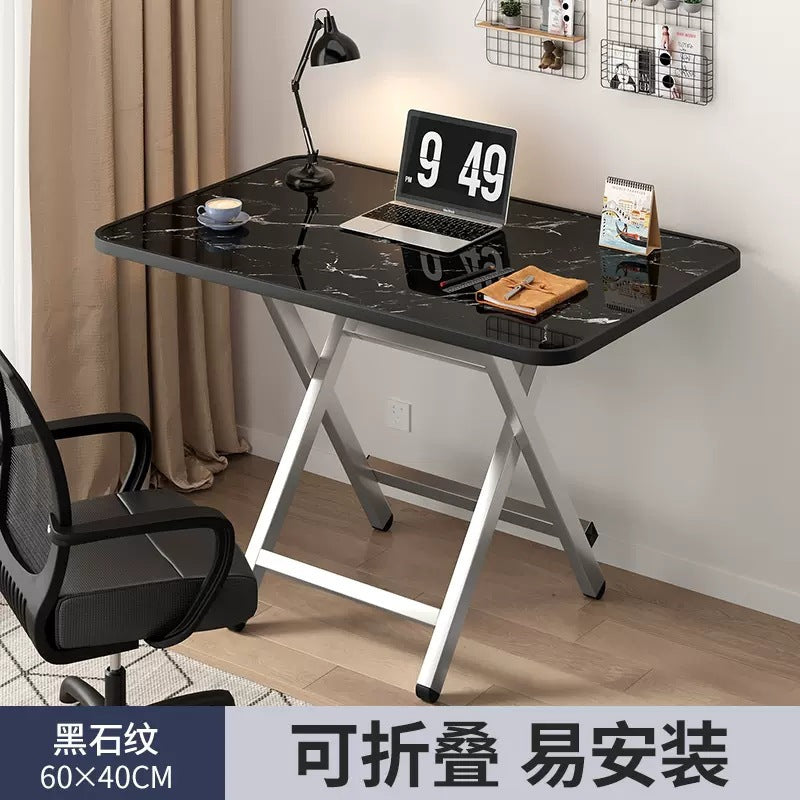 Foldable table dining table for home small table outdoor portable stall small apartment rental house simple dining square table