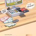 Hot-selling new children's supermarket coffee cash register toy set, front desk vending machine, pretend play for boys and girls, cross-border