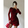 Real shot in stockshein cross-border independent station 1688  hot-selling fashionlong sleevesdress