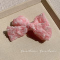 Spring/summer new arrival: ethereal mesh bow hair clip - sweet & girly, perfect for taming flyaways & bangs. versatile alligator clip, trending hair accessory