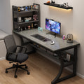 Bedroom study desk computer desk desktop gaming desk home office desk with storage shelf simple desk