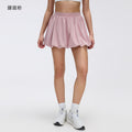 Summer anti-exposure tulip skirt pants - women's hip-flattering, slimming, puffy skirt for outdoor sports, yoga, and tennis - d26049