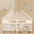 Bathroom triangle storage rack wall-mounted toilet washroom wash basin wall corner storage rack wall-mounted