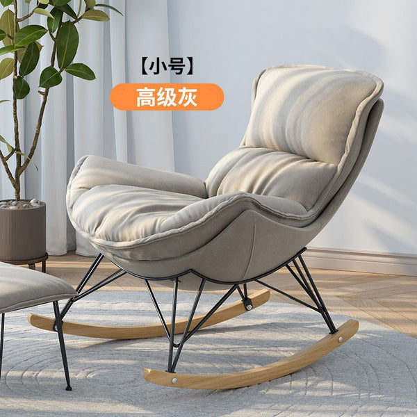 Rocking recliner balcony adult living room bedroom carefree home single leisure lazy sofa lobster snail cp