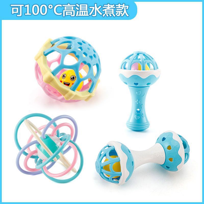 Cross-border export newborn baby toys baby hand rattle boys and girls early education puzzle bell toothpaste bed bell accessories