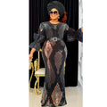 Aliexpress  fashionexportbest sellingsequindress african plus size women's clothing mop dress long skirt