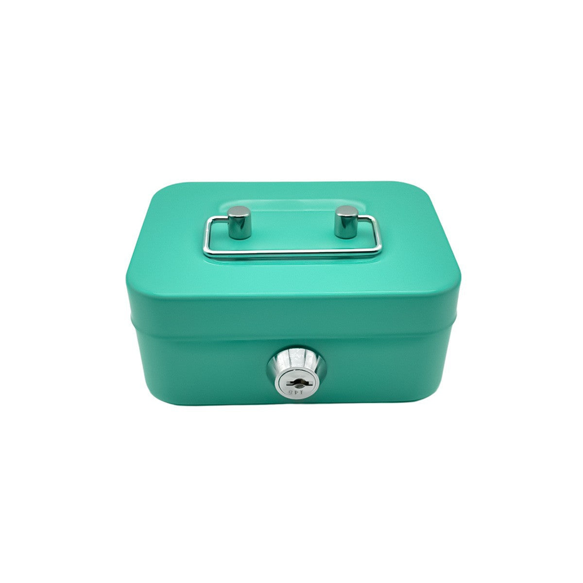 New  creative portable piggy bank storage box small with key storage box change box with lock piggy bank