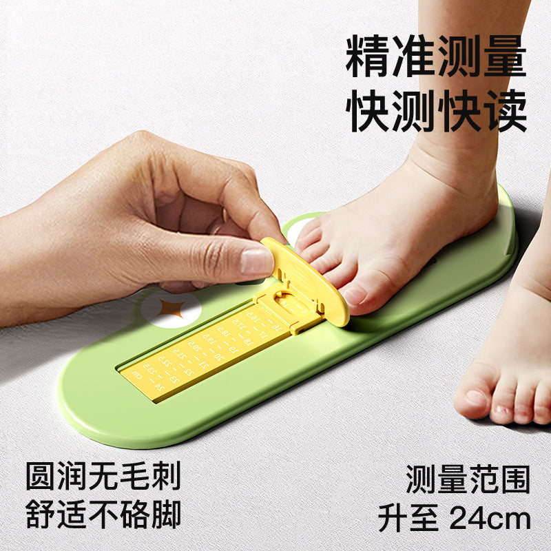 Kids' cartoon foot measuring device - baby foot length & shoe insole length measuring tool - home use infant shoe buying aid - foot measuring ruler wholesale