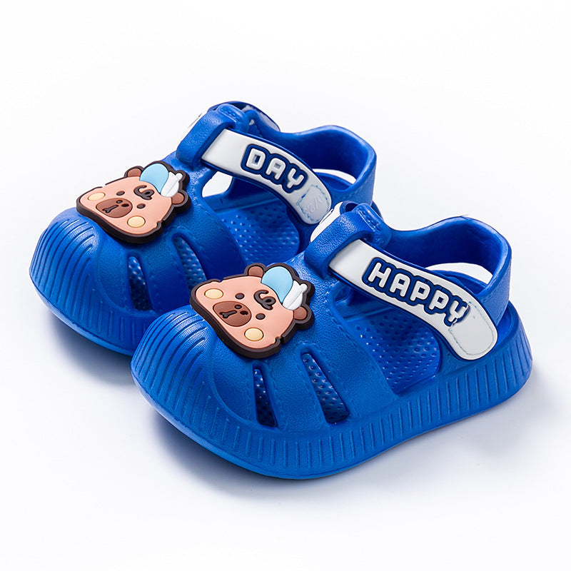 Eva kids' sandals - new summer korean style, soft sole, non-slip, waterproof first walker sandals for boys and girls (ages 2-3)