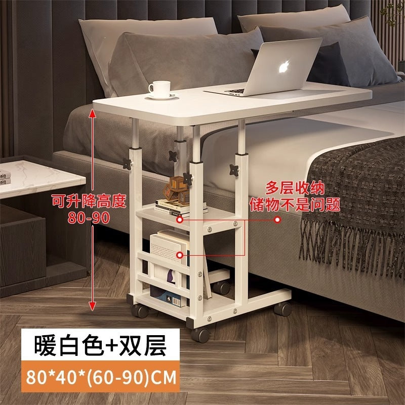 Bedside table movablelift computer table for home bedroom desk simple student dormitory bed small study table