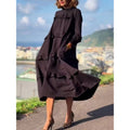 summer new arrival: women's long-sleeve, round neck, ruffle-trimmed dress - perfect for cross-border e-commerce and independent online stores