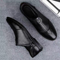 2024 new versatile men's leather shoes - soft sole business casual loafers - perfect for work, security, and dad shoes - wholesale available
