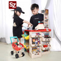 Realistic pretend play educational toys - kids' supermarket cash register - birthday gift for girls aged 3-6 - cross-border e-commerce