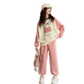 Girls' fall activewear set -  new trendy & stylish casual outfit for girls, big girls' spring/autumn two-piece set