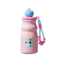 New arrivalcute girls high-looking stainless steel thermos cup with tea drain, rope straw cup, student household water cup