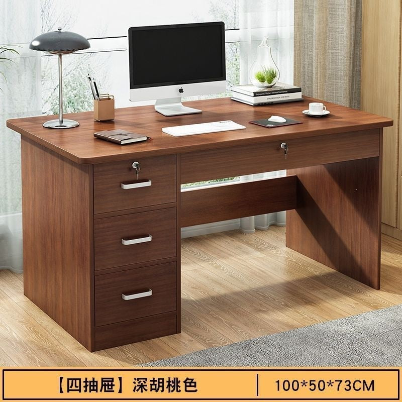 Computer desk desktop home desk bookcase all-in-one office desk minimalist modern bedroom writing desk student study table