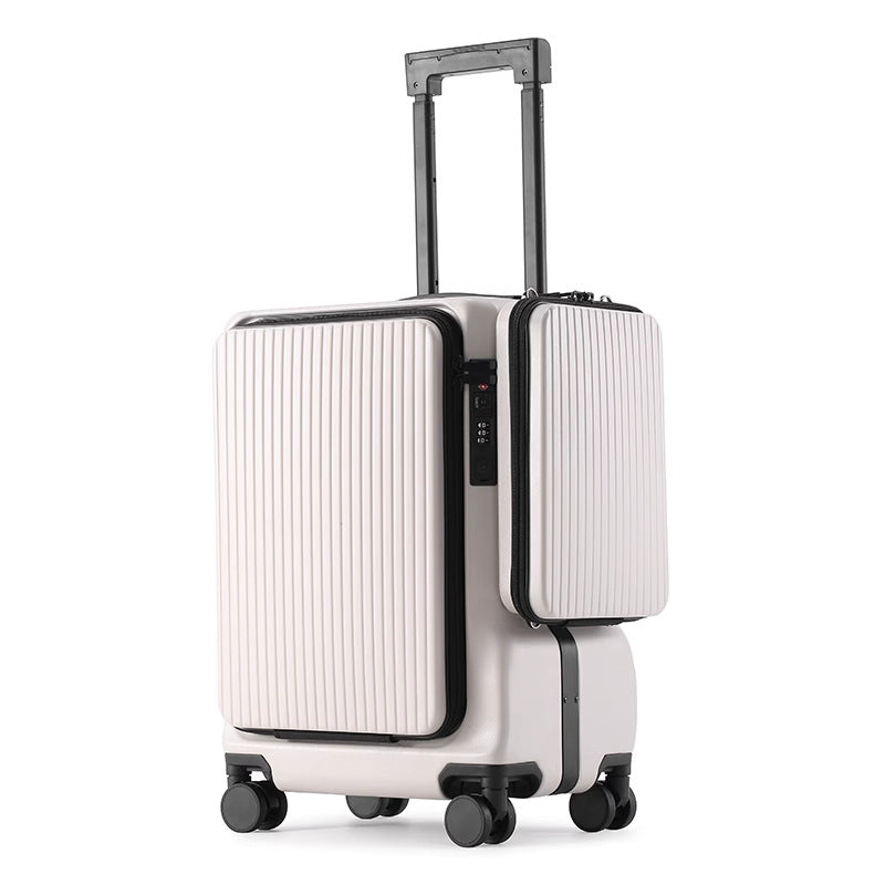 Multi-functional trolley case with side hanging bag Boarding luggage Universal wheel Business and leisure business travel high-end travel luggage