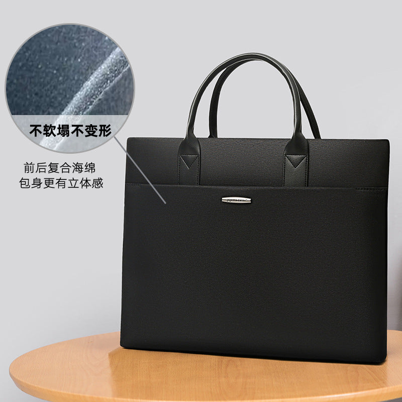 Self-Youxin 339 Oxford cloth file bag tote bag business men's large-capacity meeting briefcase custom logo