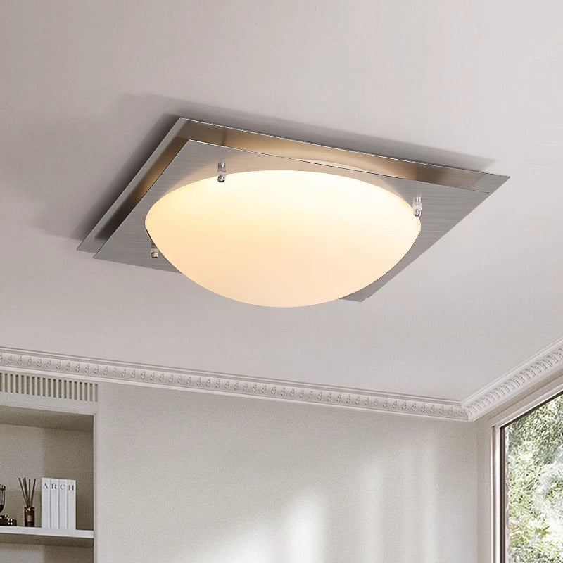 [Strict selection] Bauhaus ceiling lamp room lamp French medieval creative design sense retro glass lamp